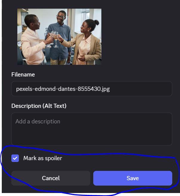 Hit the save button
