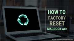 How to Factory Reset MacBook Air