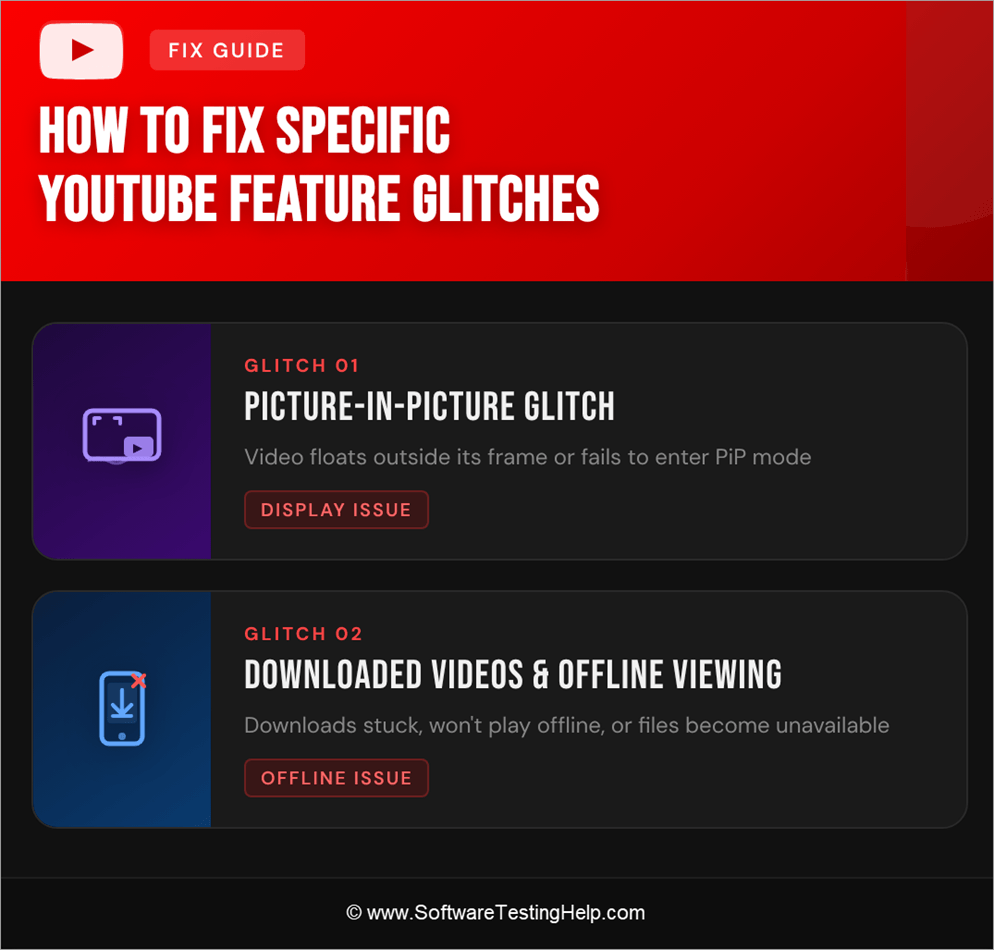 How to Fix Specific YouTube Feature Glitches