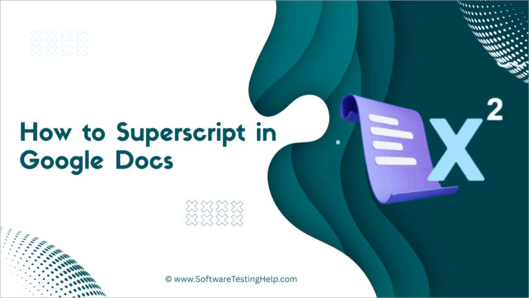 How To Superscript and Subscript in Google Docs