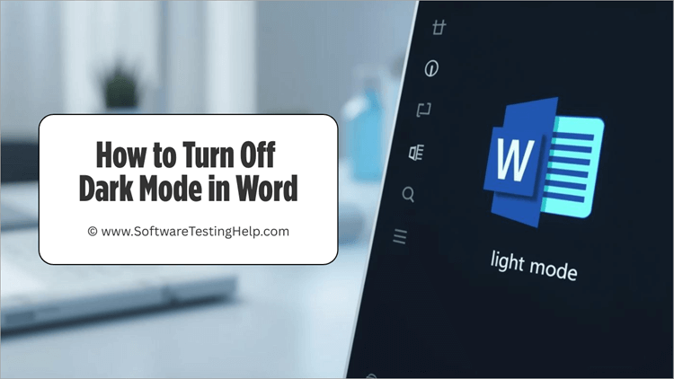 How to Turn Off Dark Mode in Word