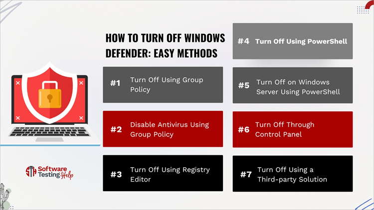 How to Turn Off Windows Defender Easy Methods