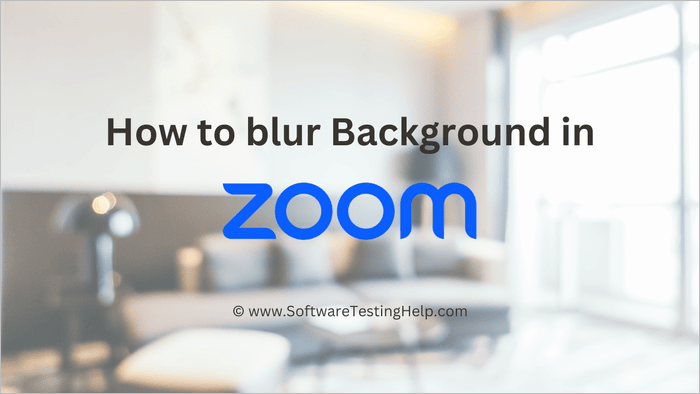 How to blur background in zoom1 Blur Background in Zoom
