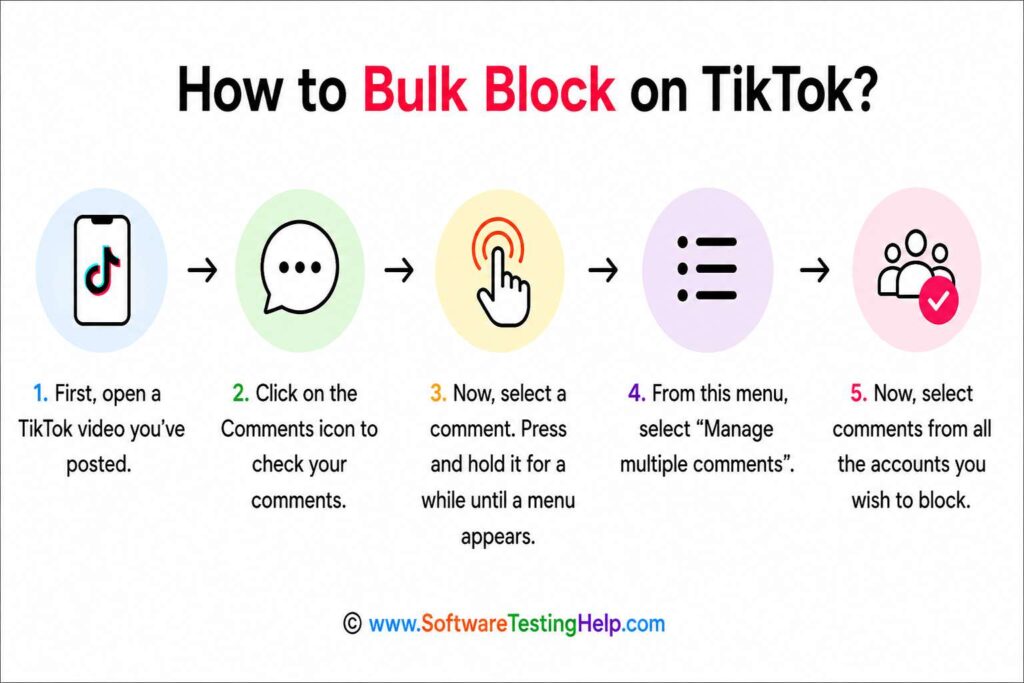 How to bulk block on tiktok