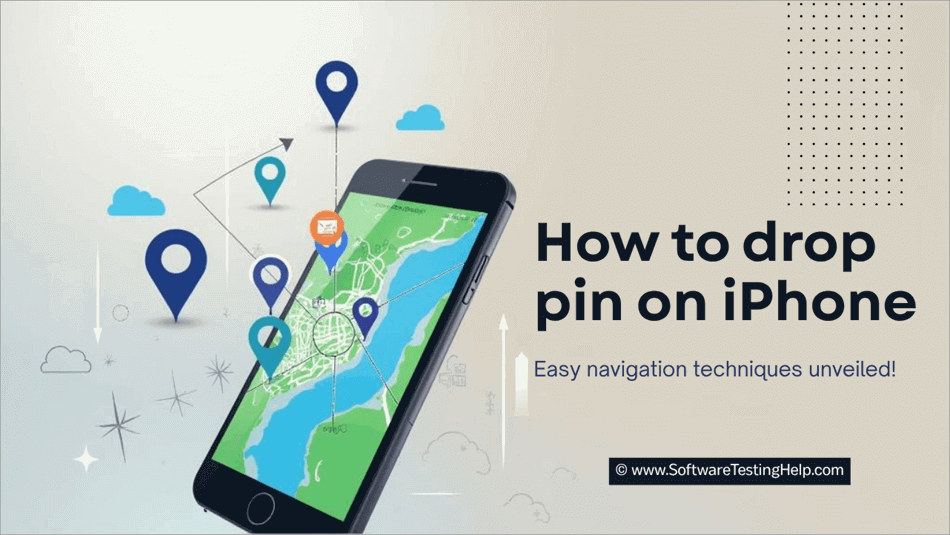How to drop pin on iPhone