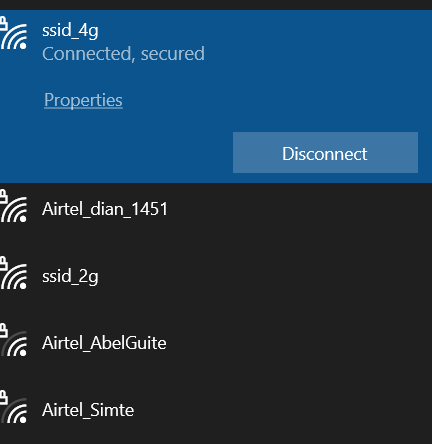 How to find SSID on Windows