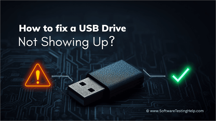 How to fix a USB Drive not showing up