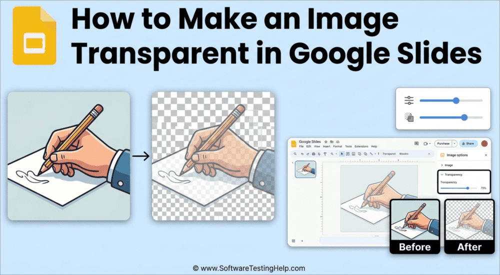 How to make an image transparent in google slides featured image