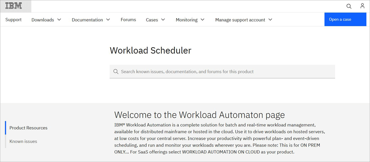 IBM Workload Automation