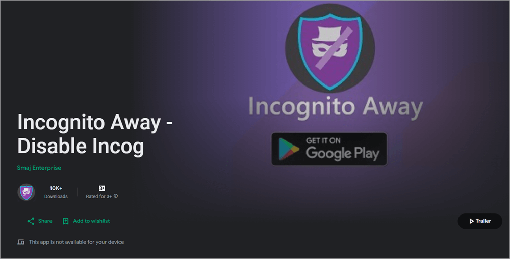 Incognito Away