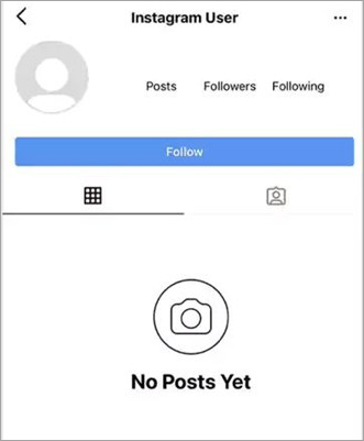 Instagram profile