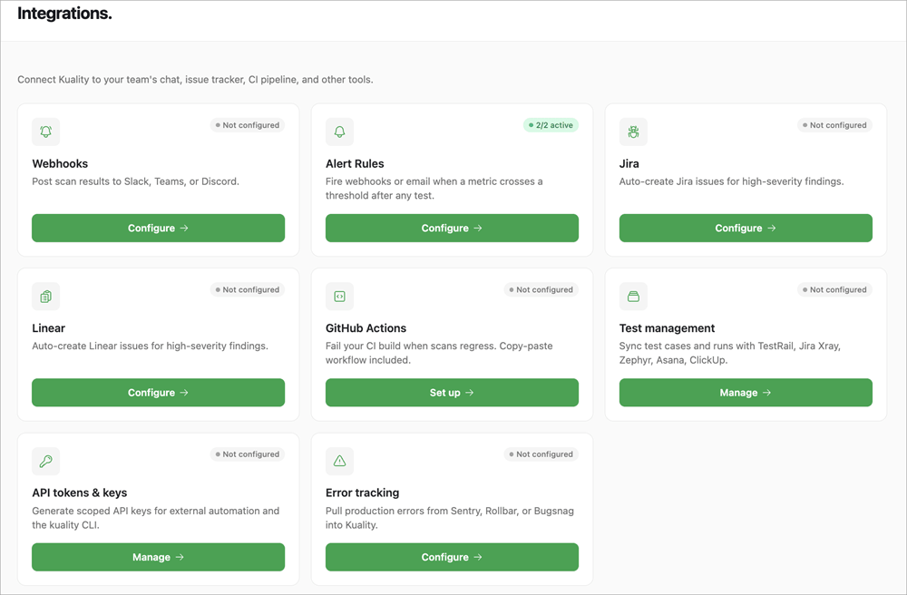 CI/CD Integrations