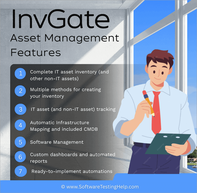 InvGate Asset Management features