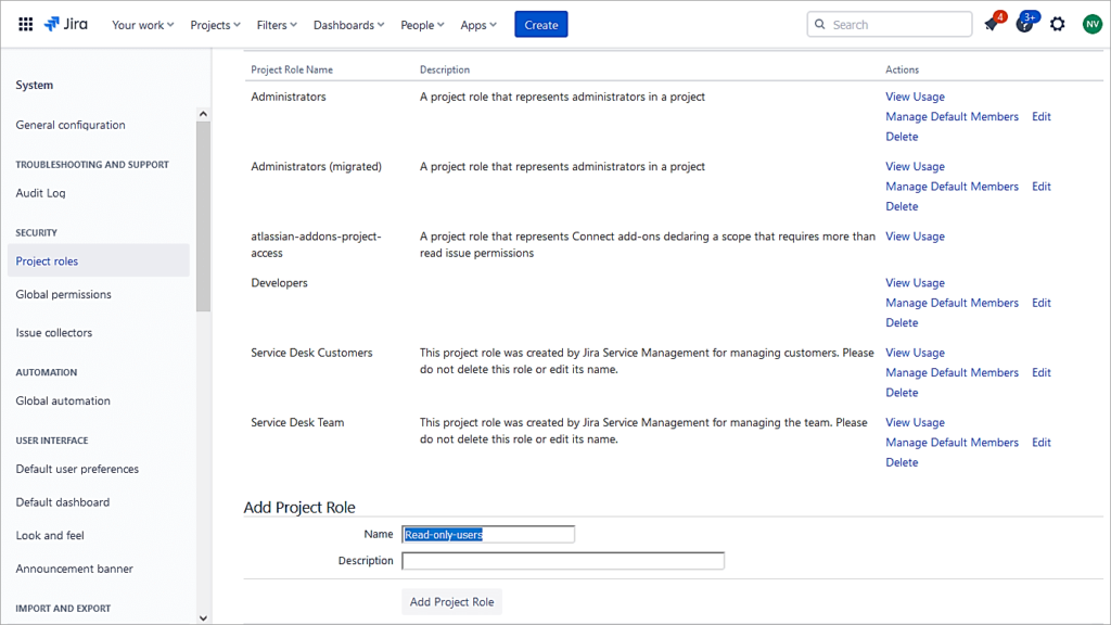 JIRA - Click-on-Add-Project-Role