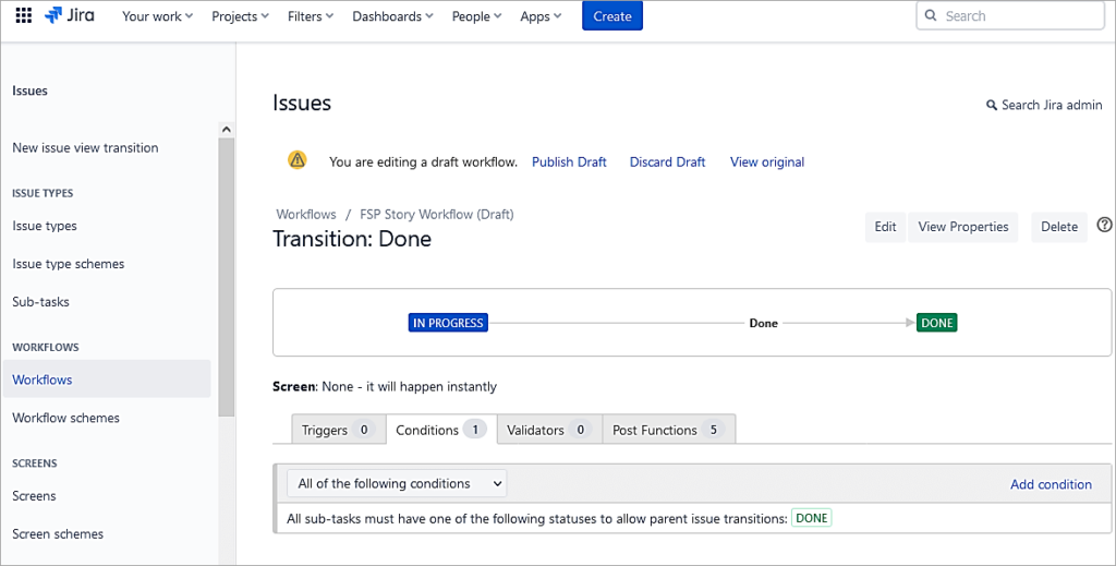 Click on Add condition