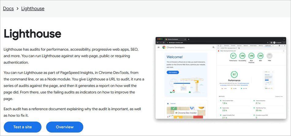 Google Lighthouse