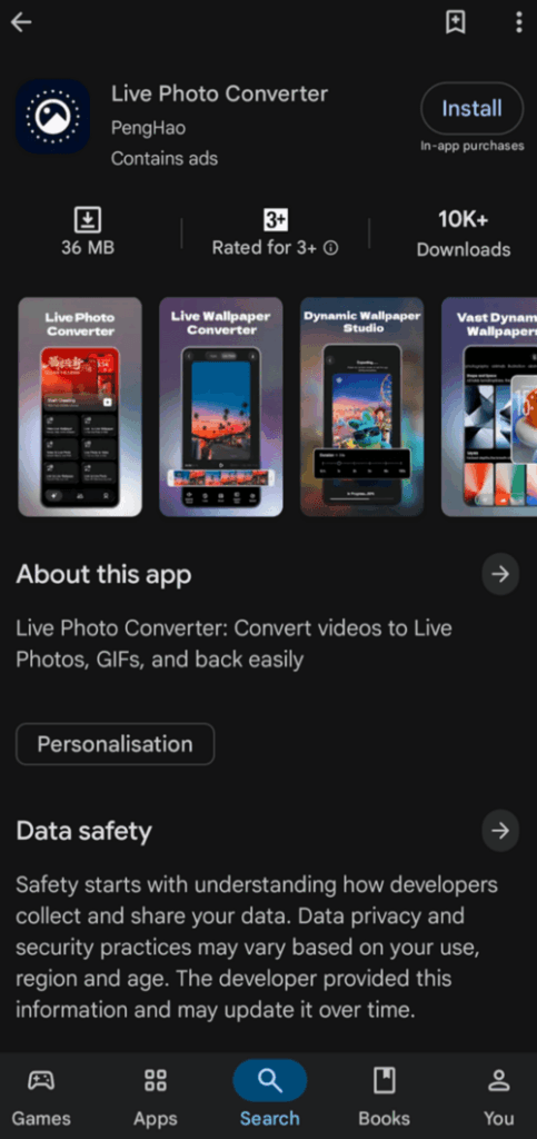 Live Photo Converter