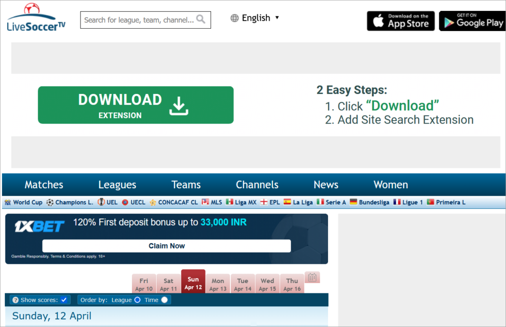 Live Soccer TV Sports Streaming Sites