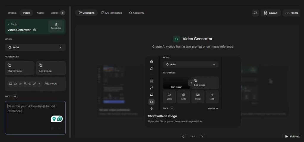 Magnific Video Generator