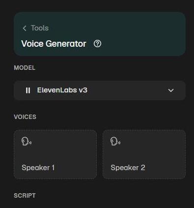 Magnific Voice Generator