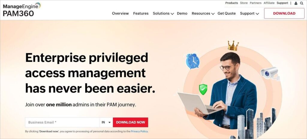 ManageEngine Pam360 CyberSecurity Software