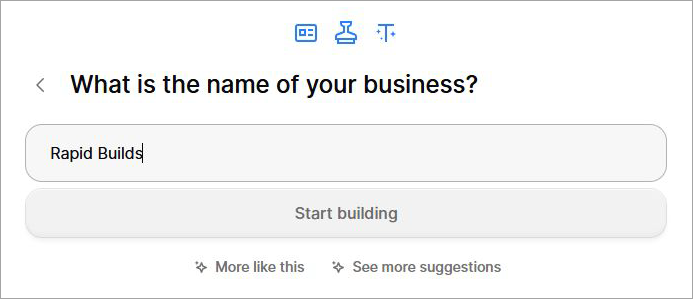 Business’s name