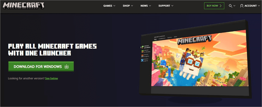 Download Minecraft for Windows