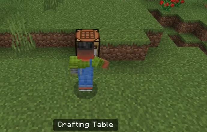 Minecraft Use the Crafting Table