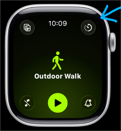 More option for setting a goal in Apple Watch