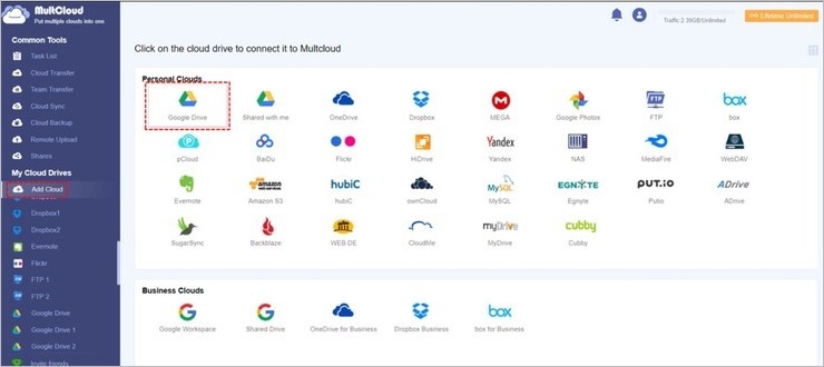 MultiCloud Add Cloud Axway File Transfer Alternatives