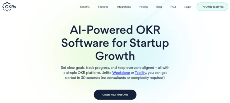 OKR tool OKR Software