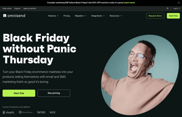 Omnisend email marketing tools
