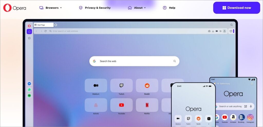 Opera browser