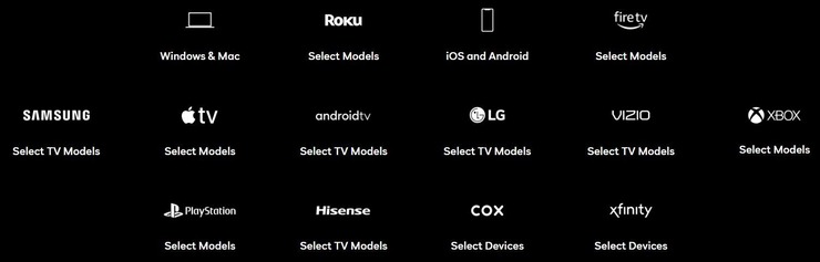 Peacock-installed devices