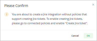 create Jira tickets on violations