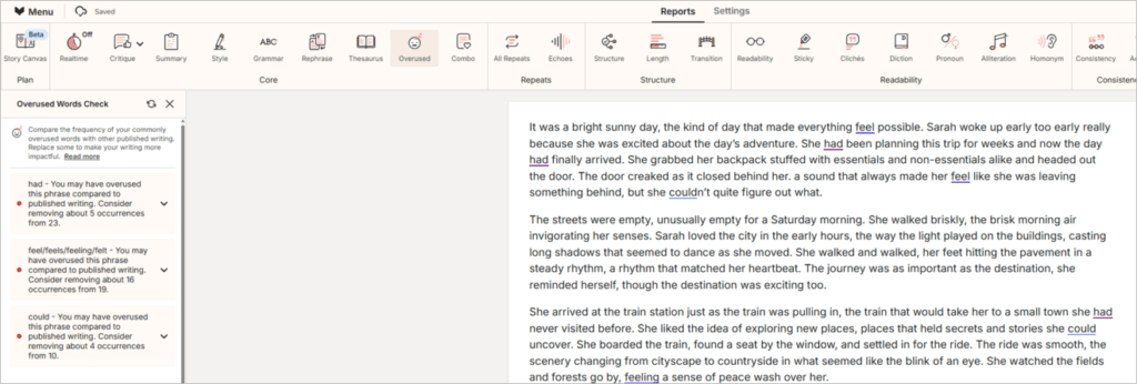 ProWritingAid Overused Words ProWritingAid Review