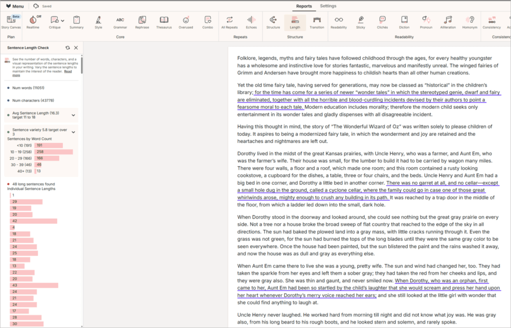 ProWritingAid Sentence Length ProWritingAid Review