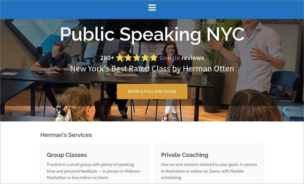 Public Speaking NYC