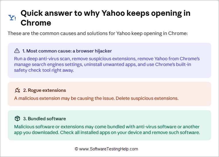 Quick Answer to why does yahoo keep opening in chrome