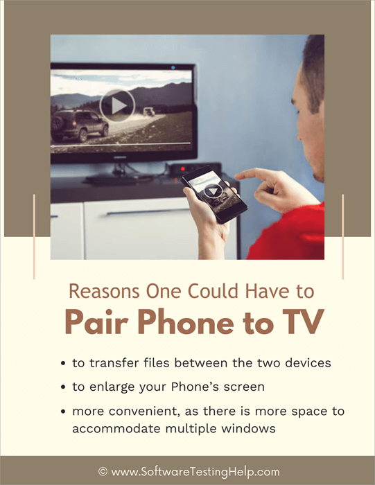 Reasons One Could Have to Pair Phone to TV