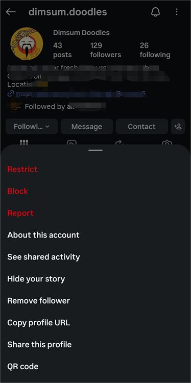 Remove follower