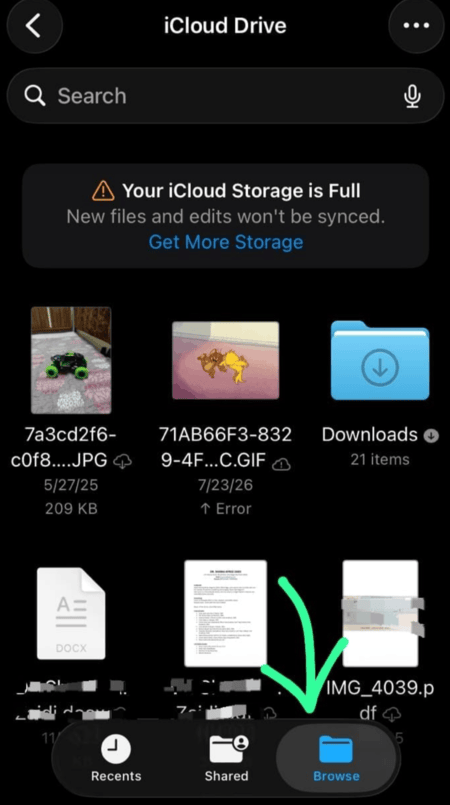 Select Browse