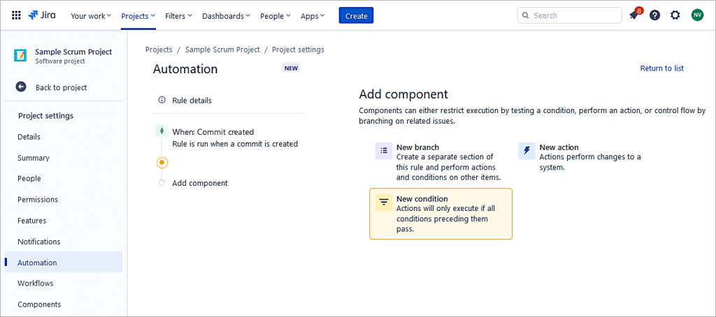 Select New Condition ex7