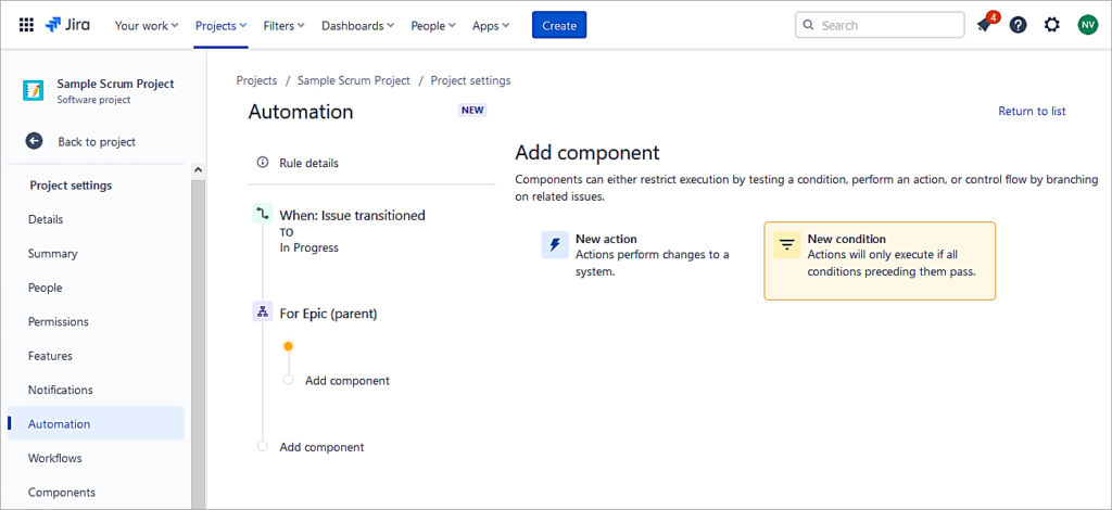 Select New condition ex3