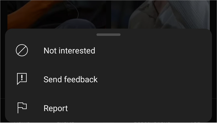 Select Not Interested