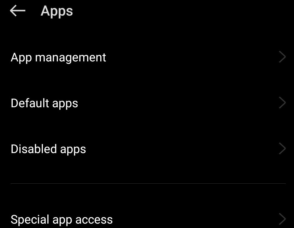 Select app