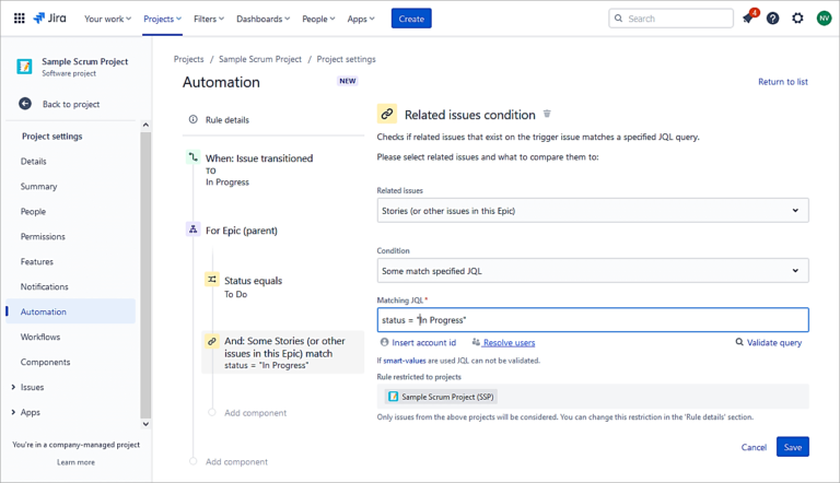 Jira Cloud Automation Rules And Integrations