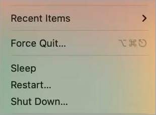 Select force quit