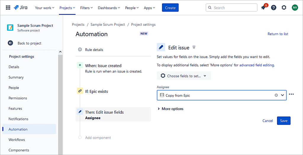 Select value Copy from Epic