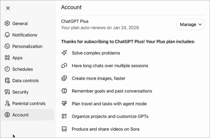ChatGPT Account